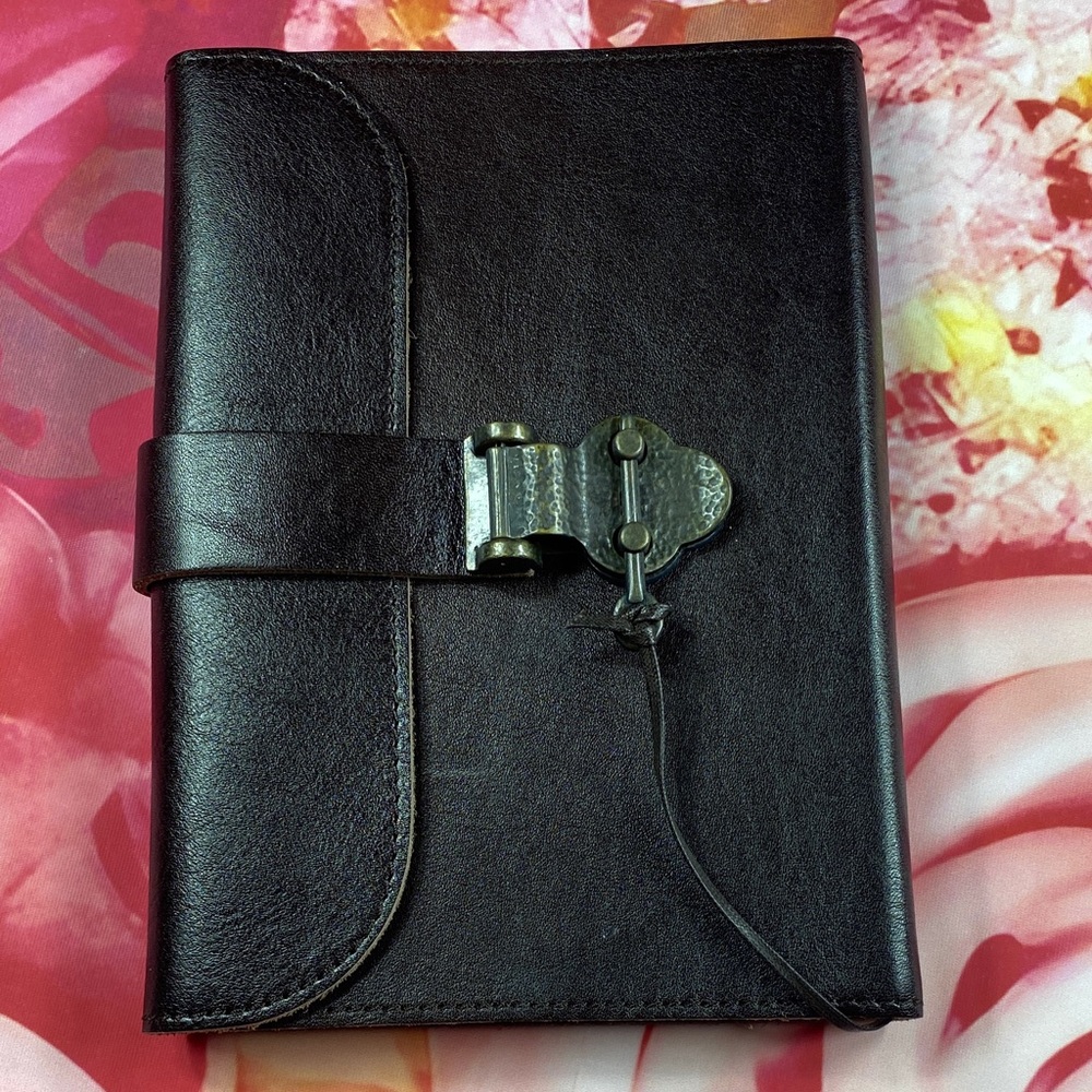 Barnes & Noble Dark Brown Leather Journal - Picture 3 of 5